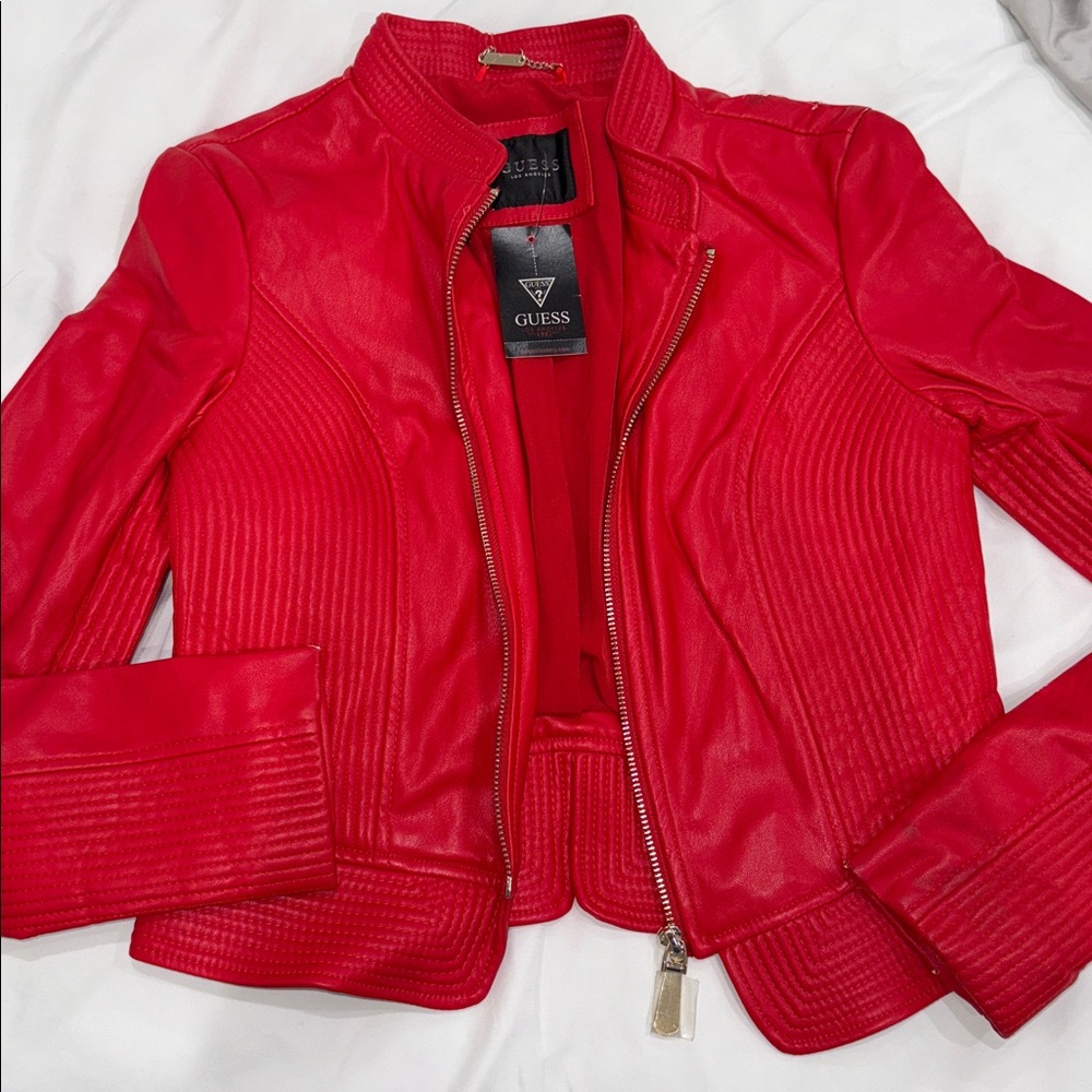 Guess leather jacket
